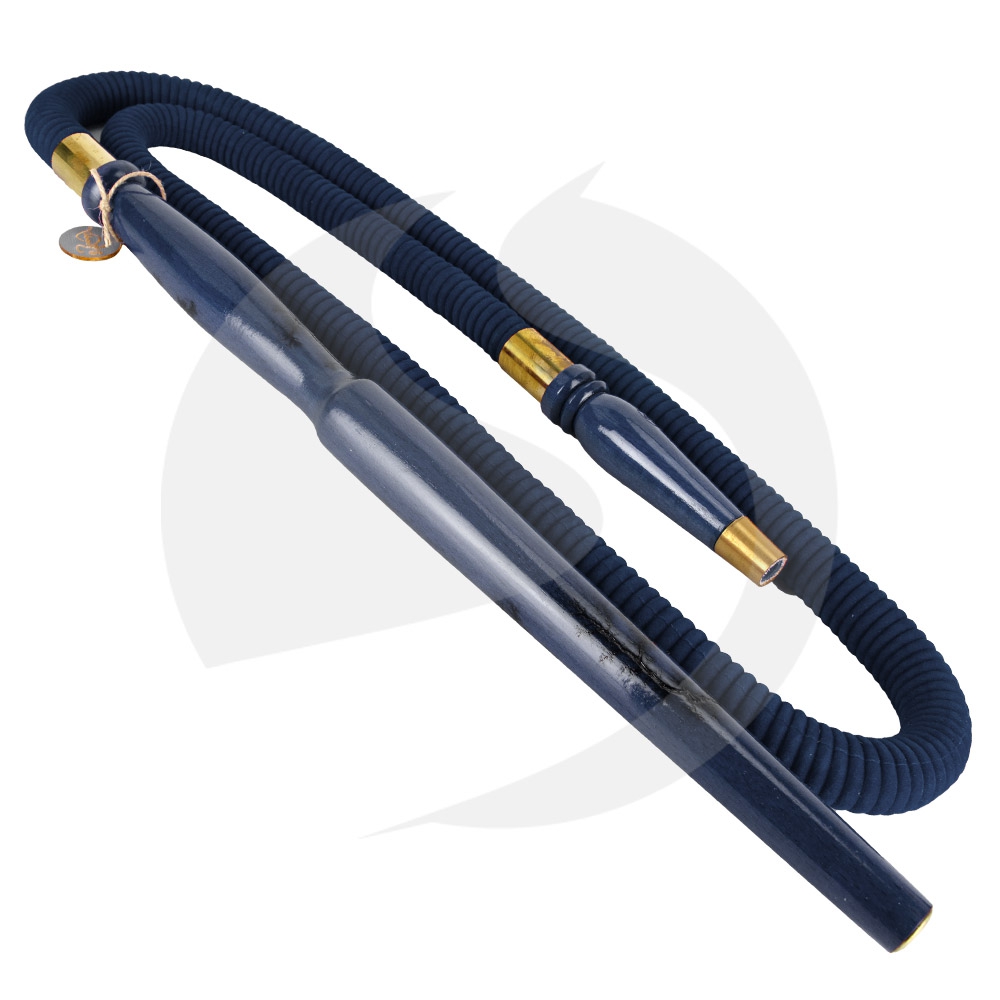 Efendi Kastanienholz Lederschlauch - Blau