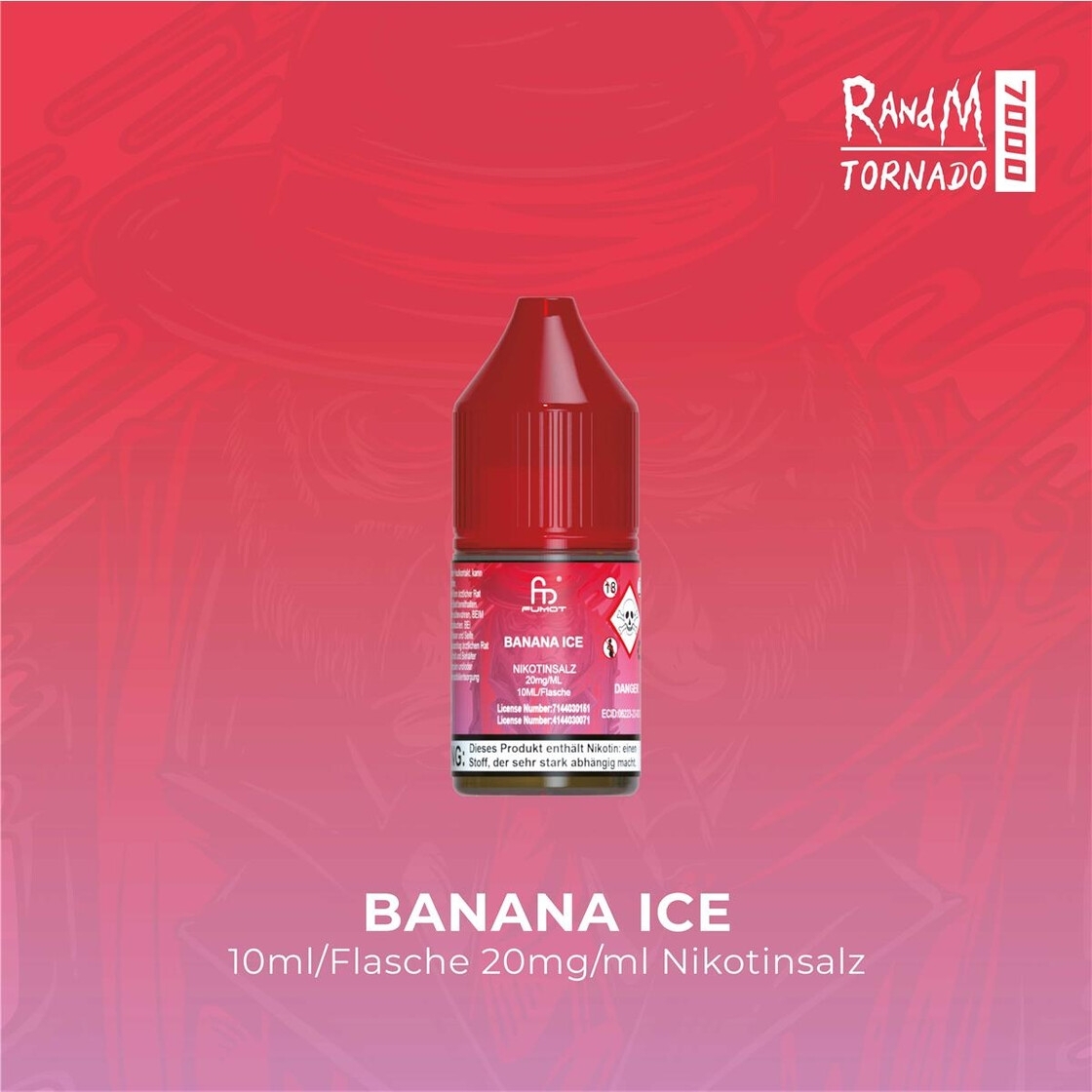 RandM Tornado Liquid 20mg - Banana Ice 