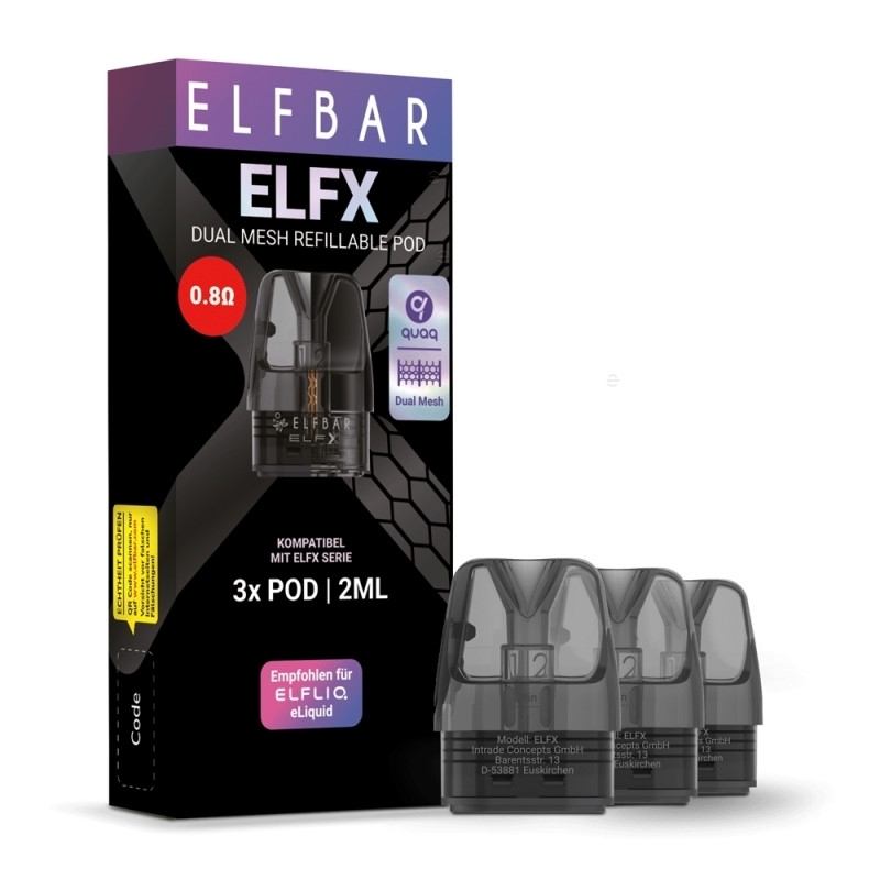 Elfbar ELFX PRO Refillable Kit - White - Bundle