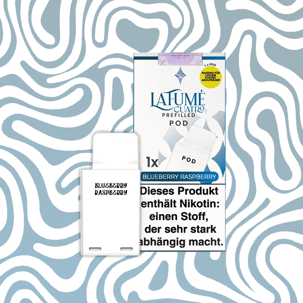 La Fume Cuatro POD (1 stk) - Blueberry Raspberry 20mg