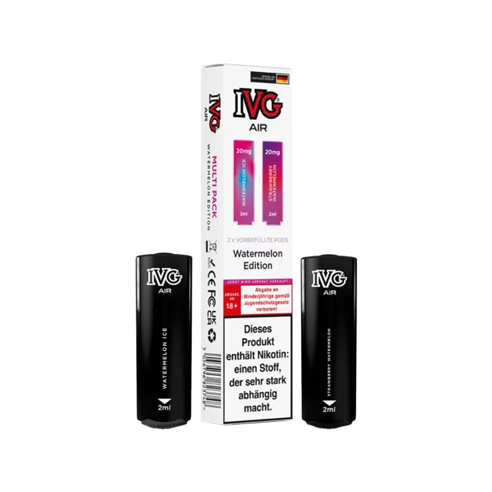 IVG AIR 2 in 1 POD (2er Pack) - Watermelon Edition 20mg