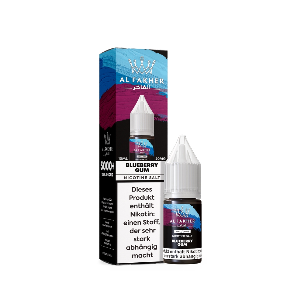 Al Fakher Liquid 20mg - Blueberry Gum Al Fakher Liquid 20mg - Blueberry Gum