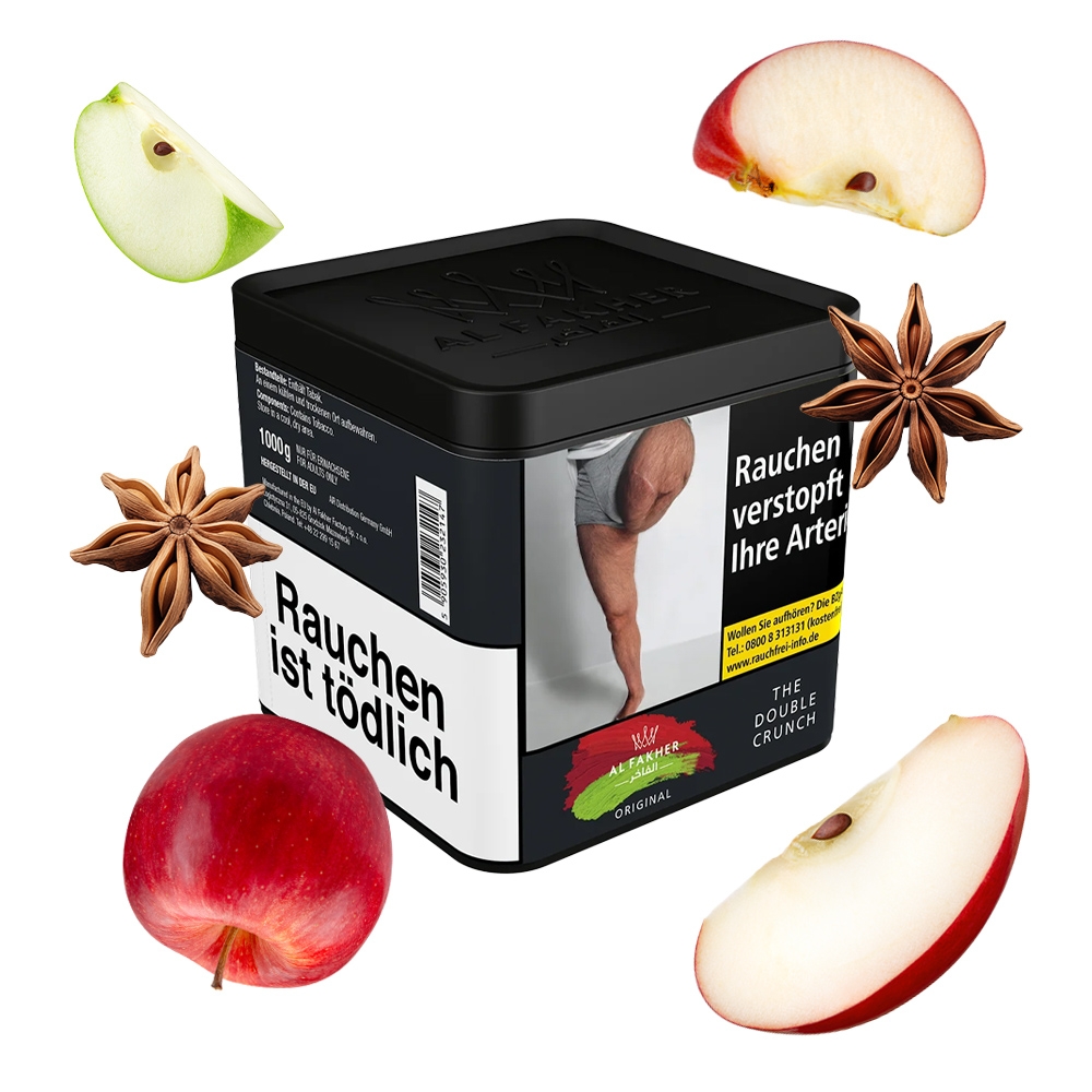 Al Fakher Tobacco 1kg - The Double Crunch