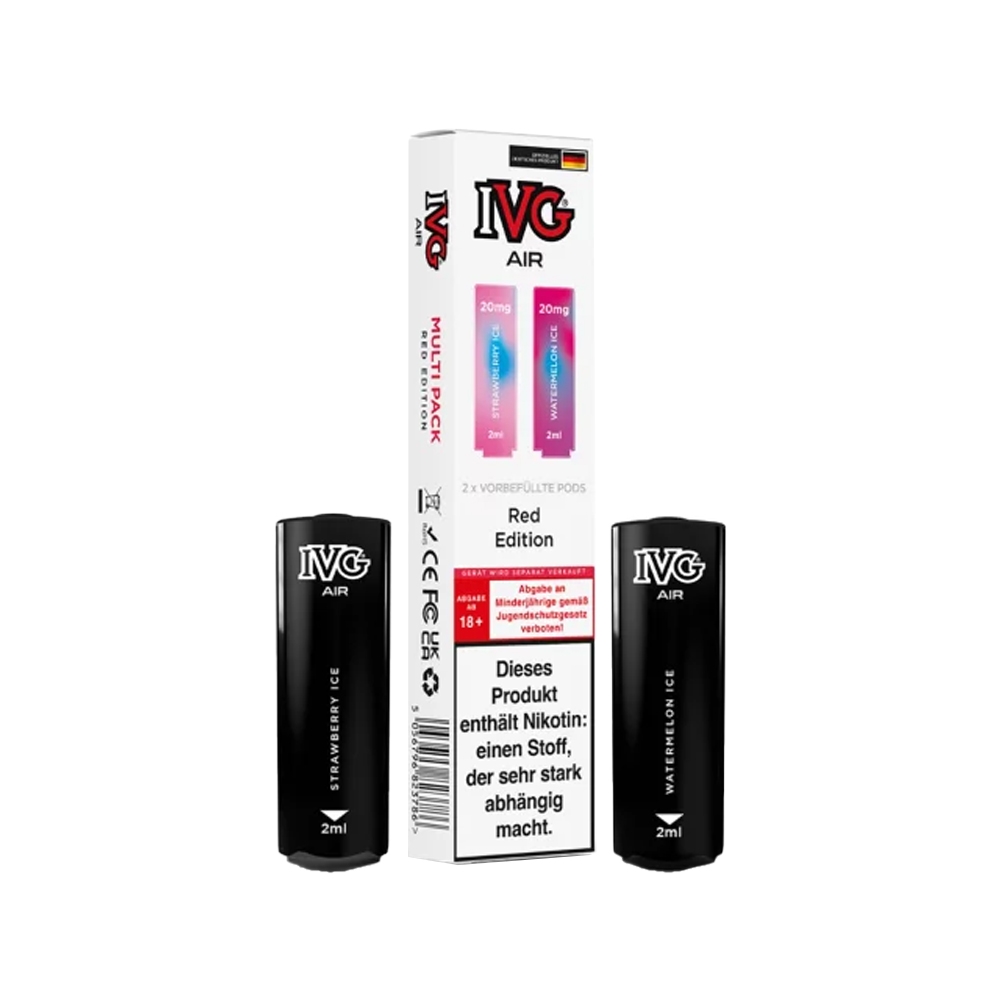 IVG AIR 2 in 1 POD (2er Pack) - Red Edition 20mg