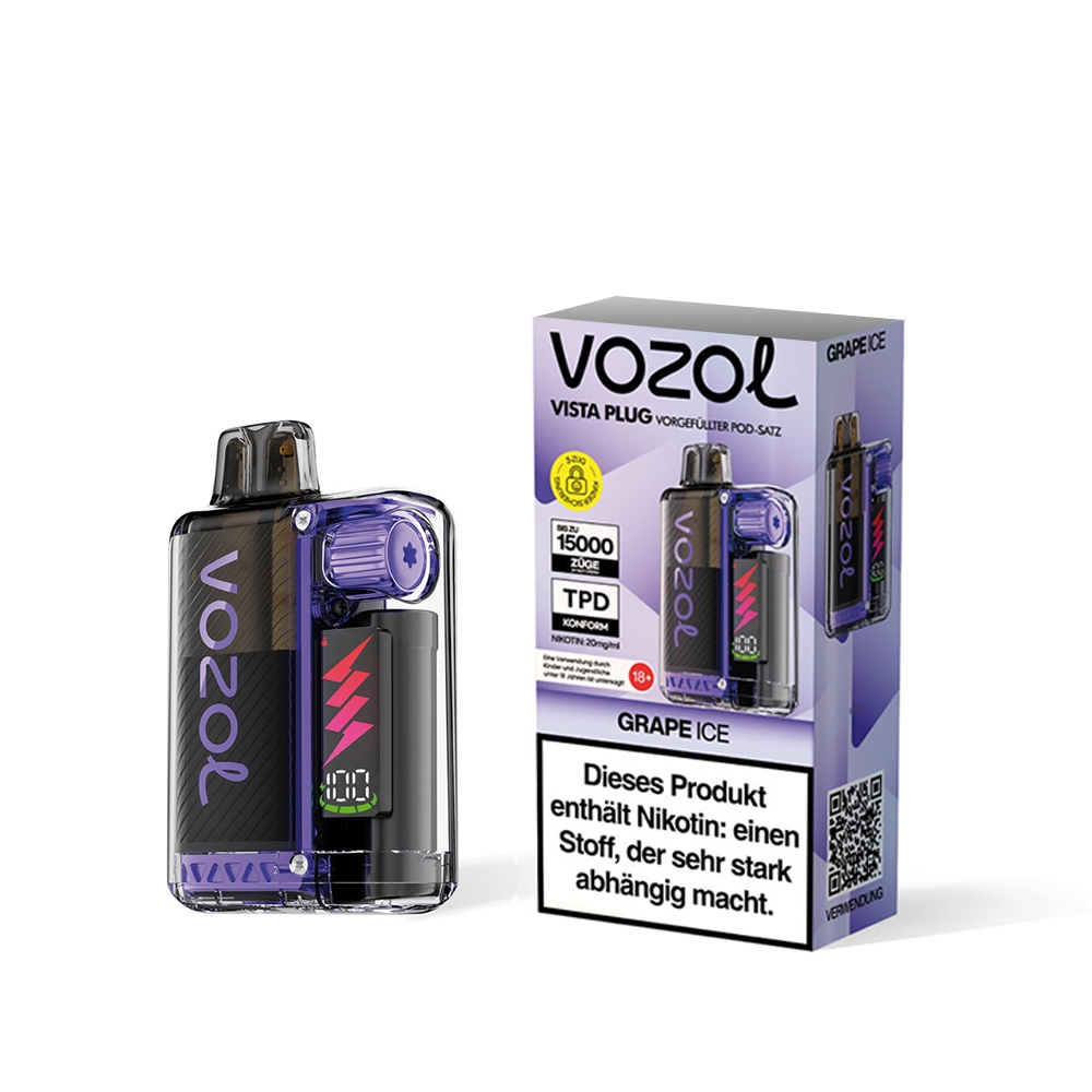 Vozol Vista Plug Starterkit 15000 - Grape Ice