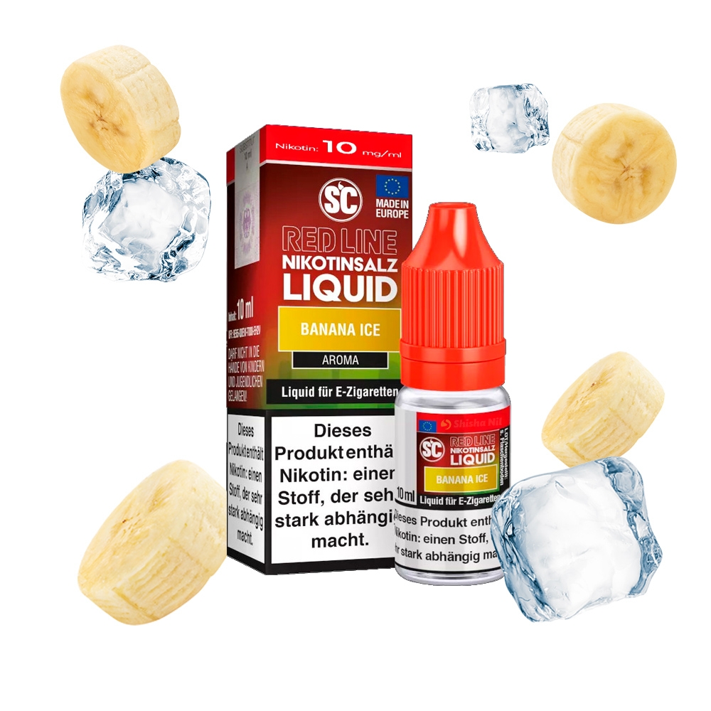 SC Red Line Nikotinsalz Liquid 10mg - Banana Ice