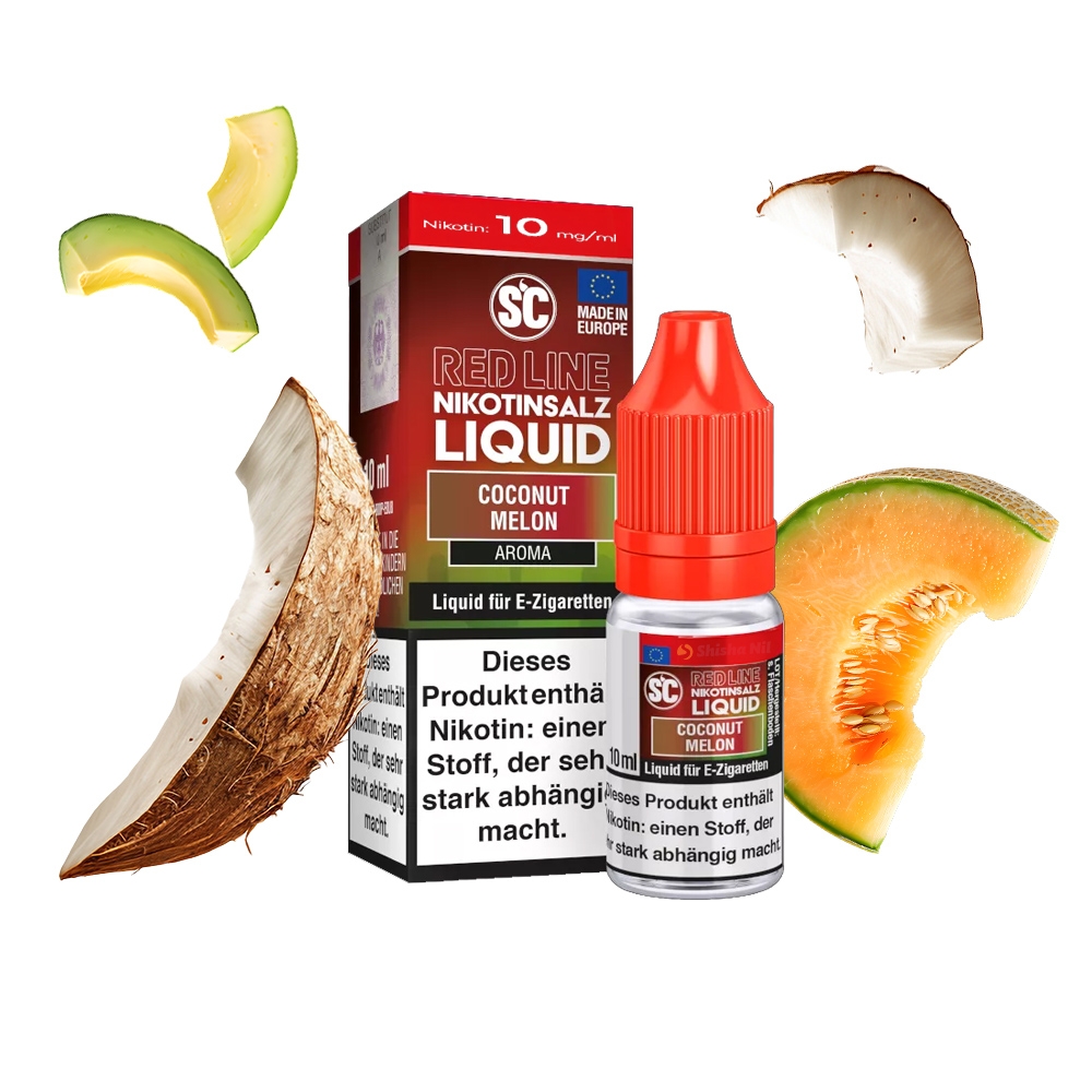SC Red Line Nikotinsalz Liquid 10mg - Coconut Melon