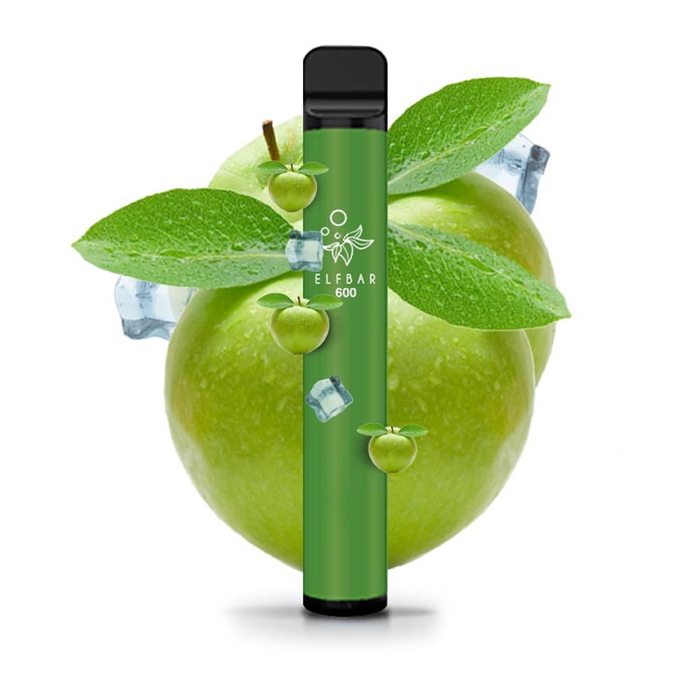 Elfbar 600 CP Einweg E-Shisha 20mg - Green Apple