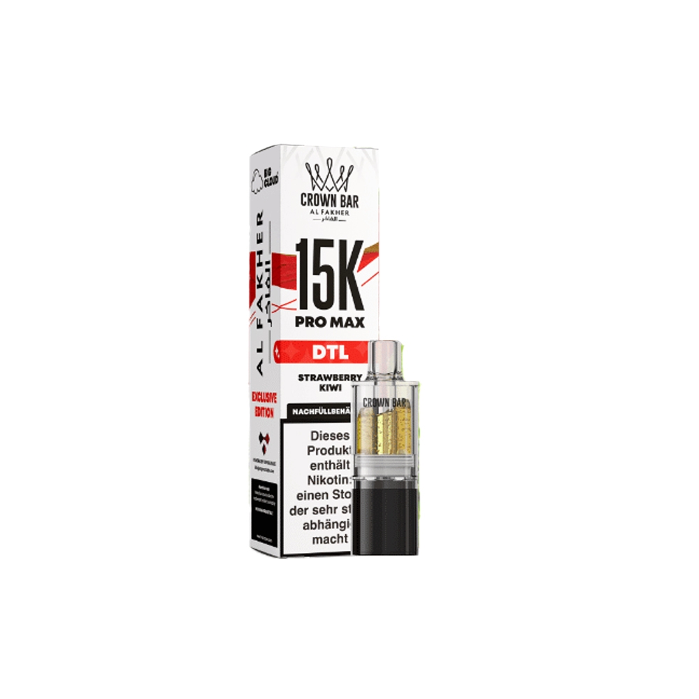 Al Fakher 15K Pro Max Pod 10ml – Strawberry Kiwi