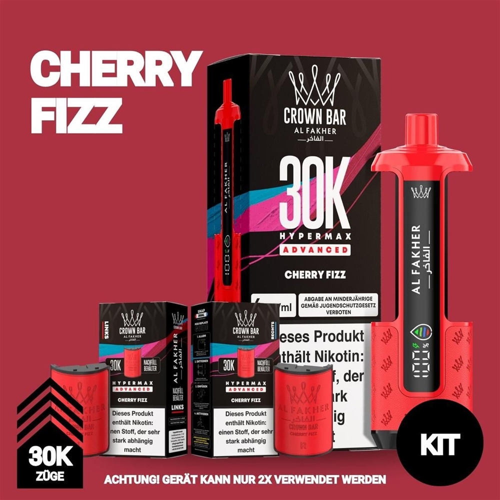 Al Fakher 30K Hypermax - Cherry Fizz