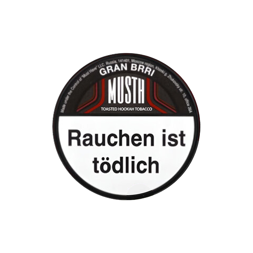 MustH Tobacco 125g - Gran Brri