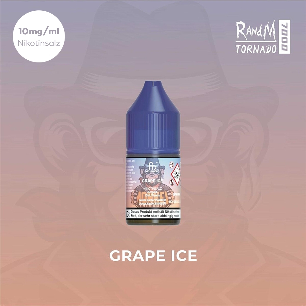 RandM Tornado Liquid 10mg - Grape Ice
