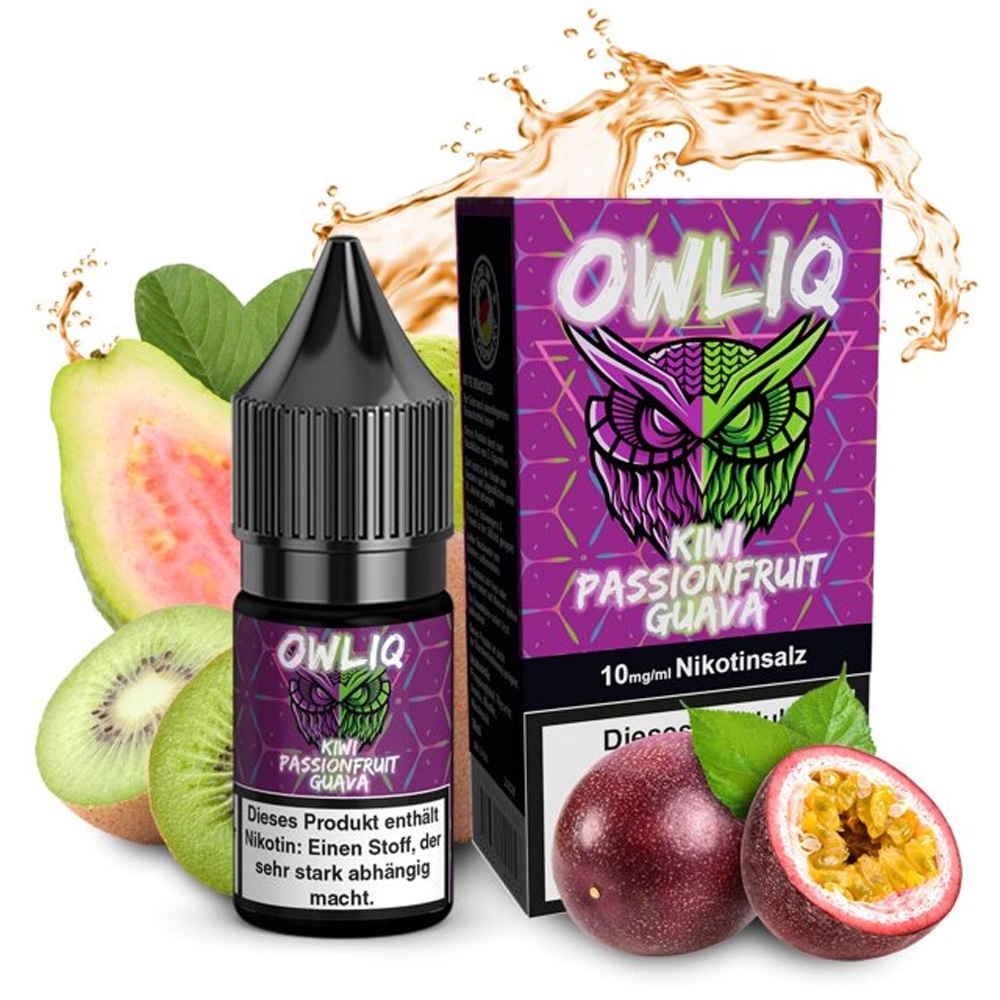 Owliq 10mg - Kiwi Passionfrucht Guave