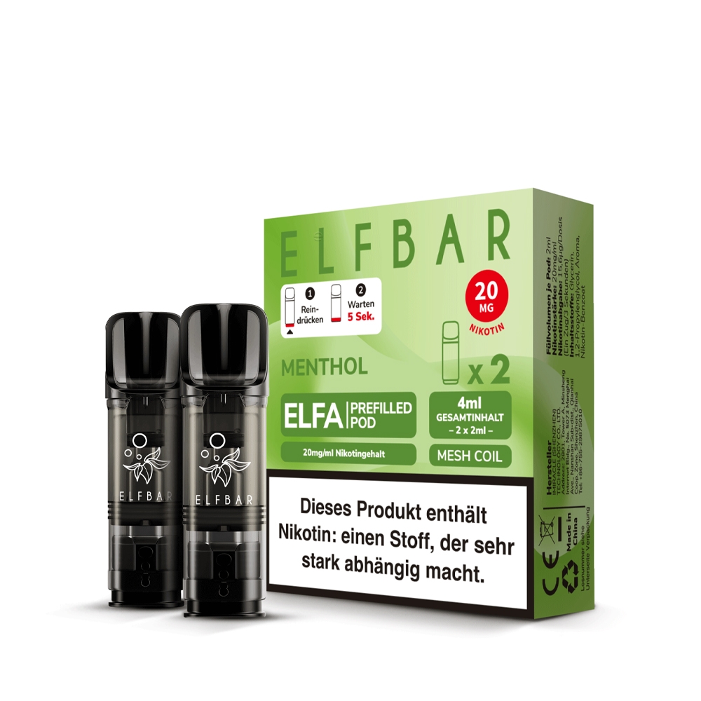 Elfbar ELFA POD (2stk) - Menthol 20mg
