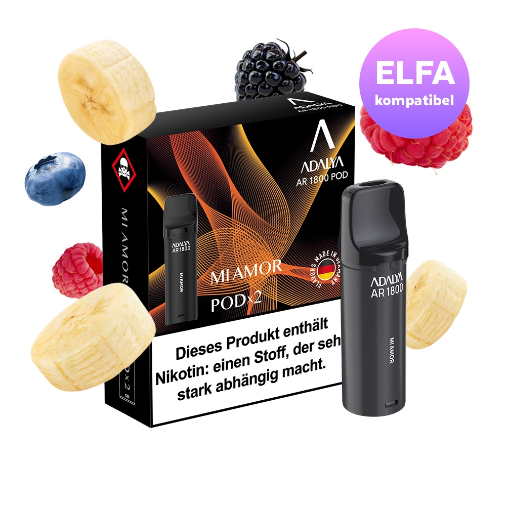 Adalya AR1800 Pod (2stk) - Mi Amor 20mg