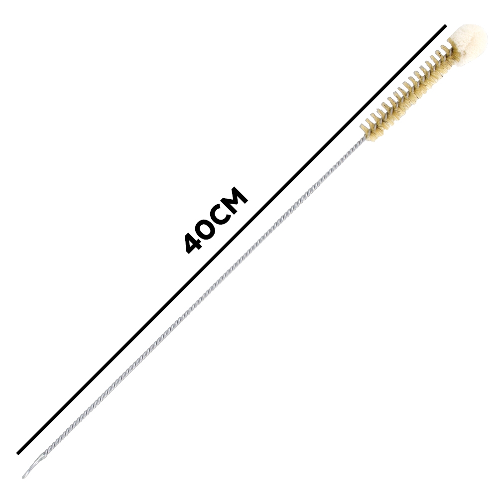 AO Rauchsäulenbürste 40cm (Ø=15mm) mit Wollkopf Weiß