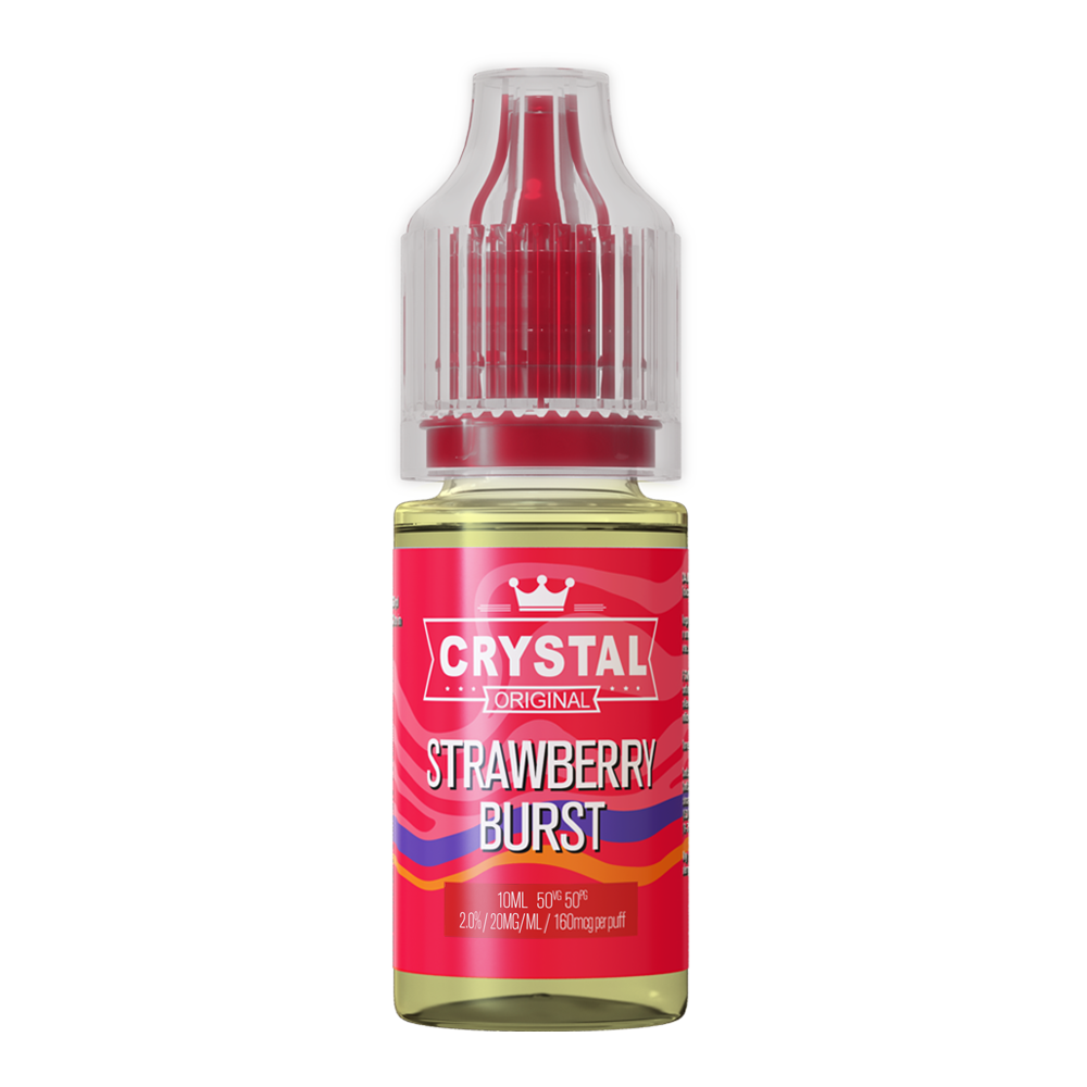 SKE Crystal Nic Salt E-Liquid 20mg - Strawberry Burst