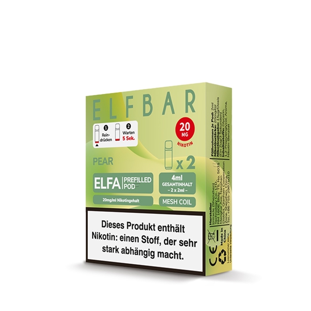 Elfbar ELFA POD (2stk) - Pear 20mg