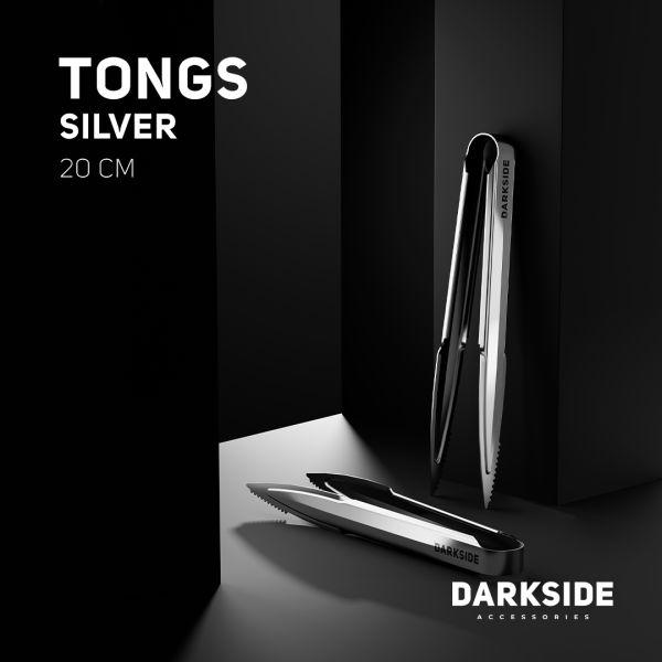 Darkside Kohlezange 20cm - Silber