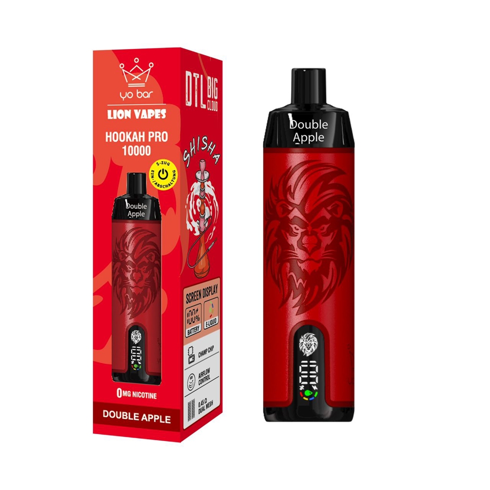 Yo Bar X Lion Vapes 10000 - Double Apple