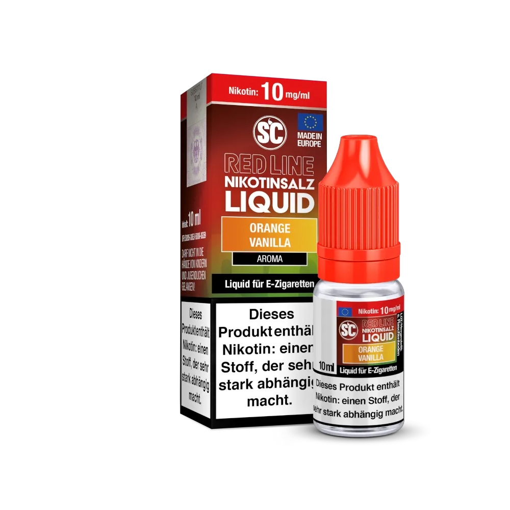 SC Red Line Nikotinsalz Liquid 10mg - Orange Vanilla