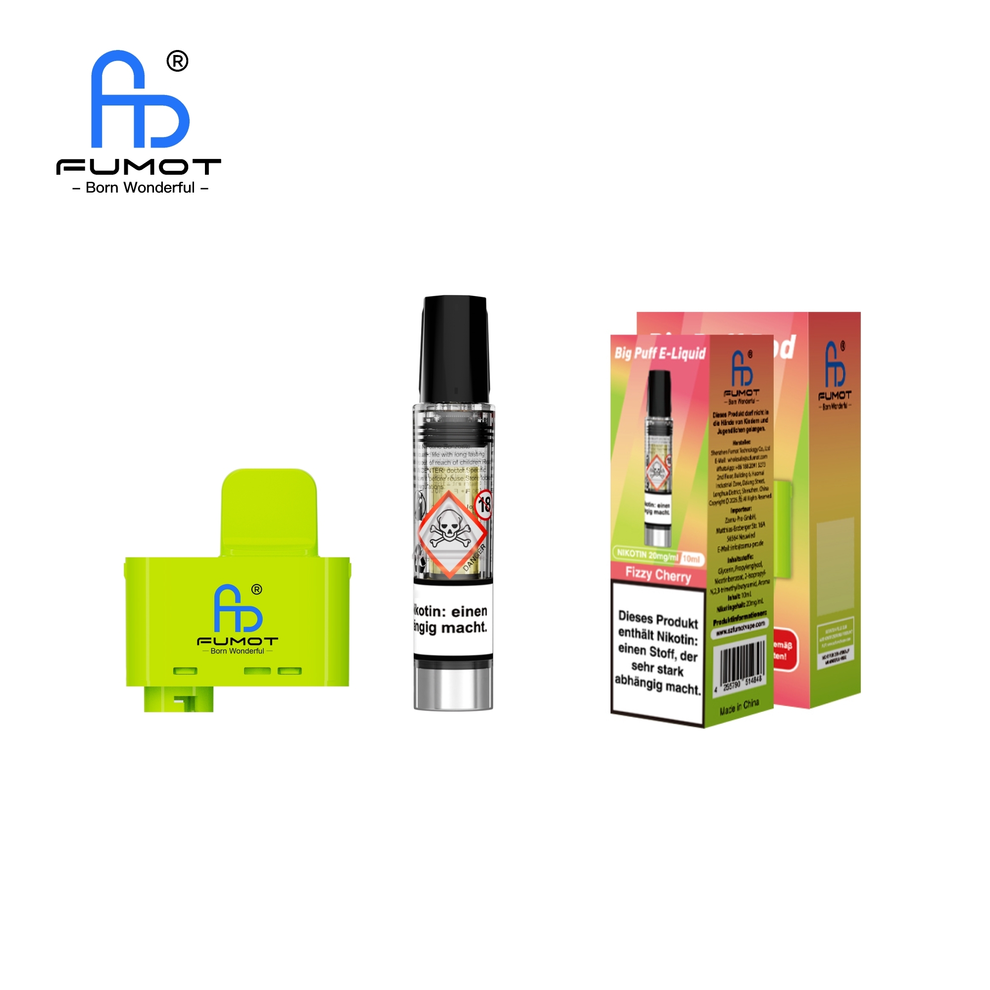 RandM Tornado Big Puff Pod Set - Fizzy Cherry