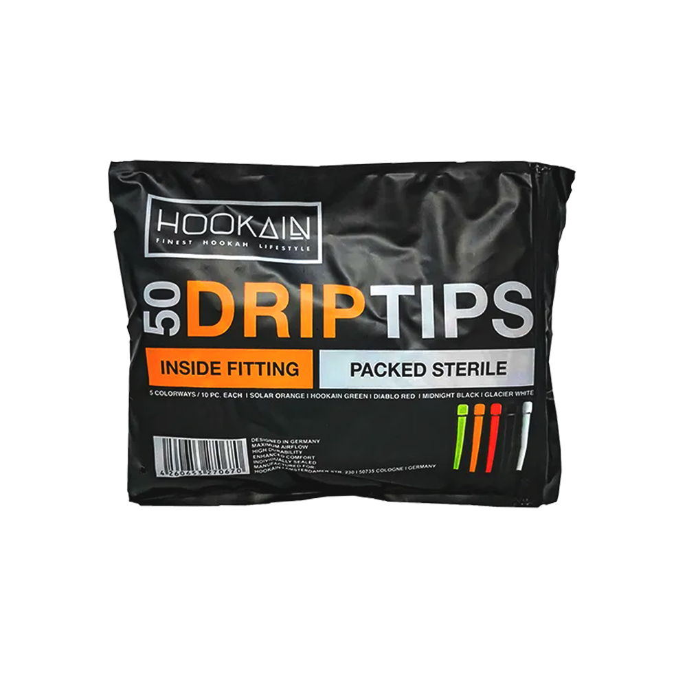 Hookain Drip Tips Hygienemundstücke - 50 stk