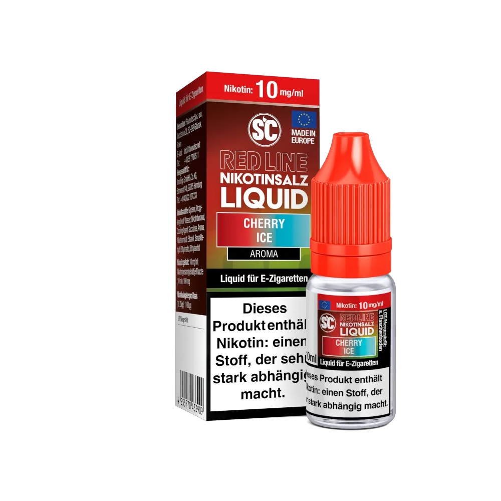 SC Red Line Nikotinsalz Liquid 10mg - Cherry Ice