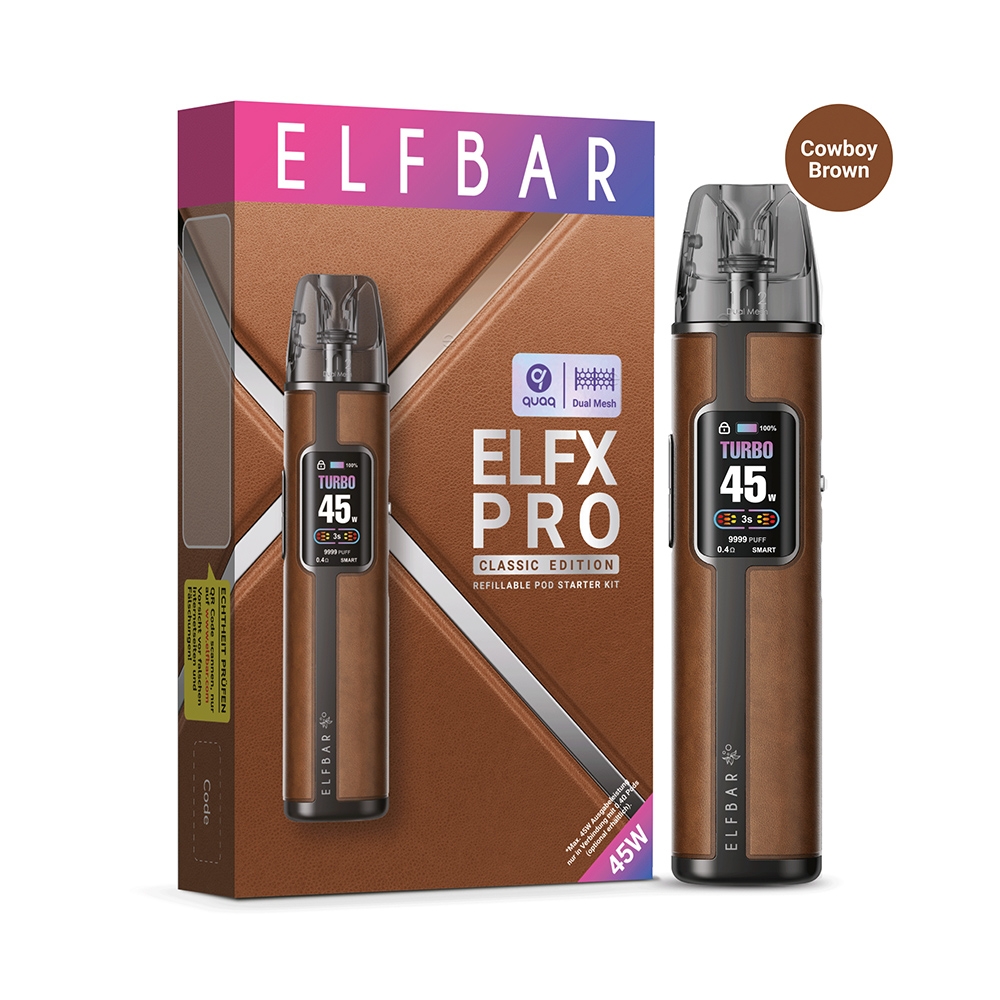 Elfbar ELFX PRO Refillable Kit - Cowboy Brown