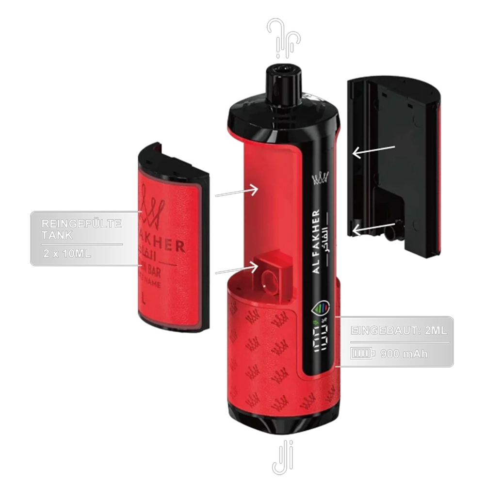 Al Fakher 20K Hypermax - Strawberry Punch