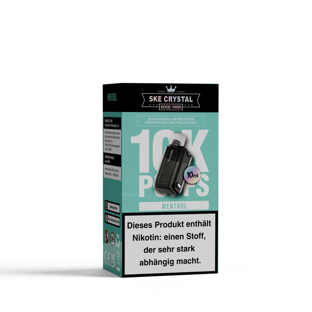 SKE Crystal Edge 10k Pod 10ml - Menthol