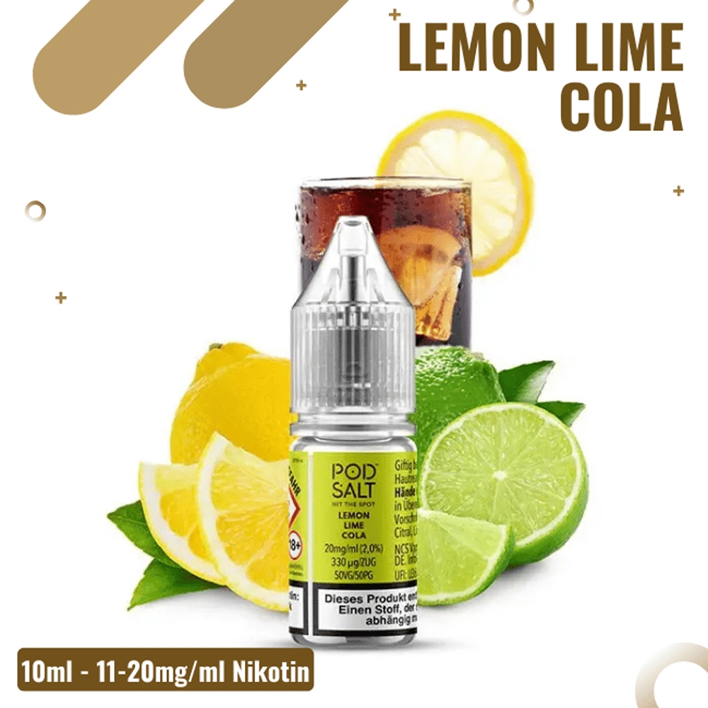 POD SALT XTRA Liquid 20mg - Lemon Lime Cola