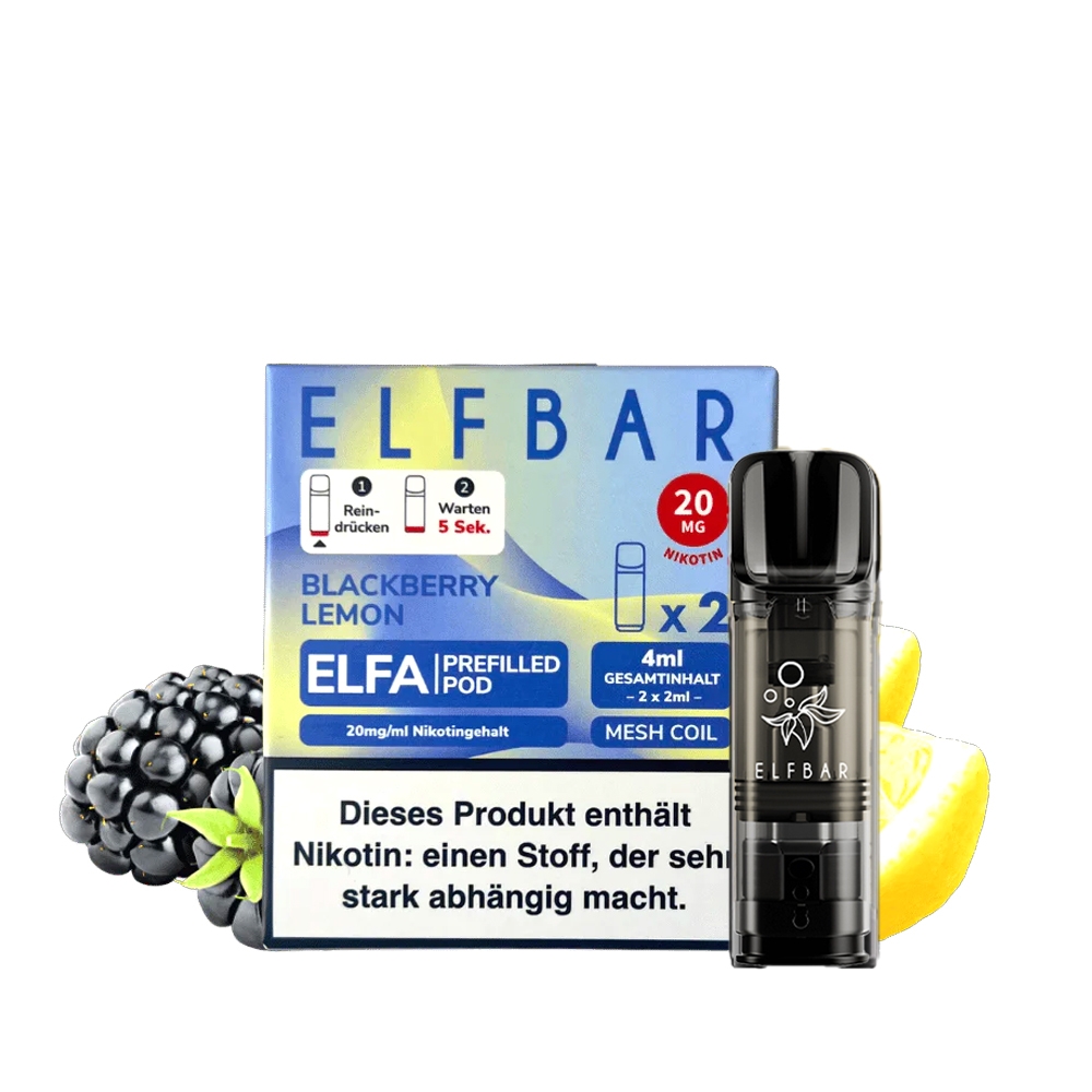 Elfbar ELFA POD (2stk) - Blackberry Lemon 20mg