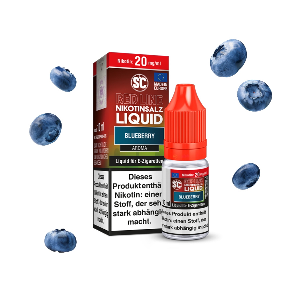 SC Red Line Nikotinsalz Liquid 20mg - Blueberry
