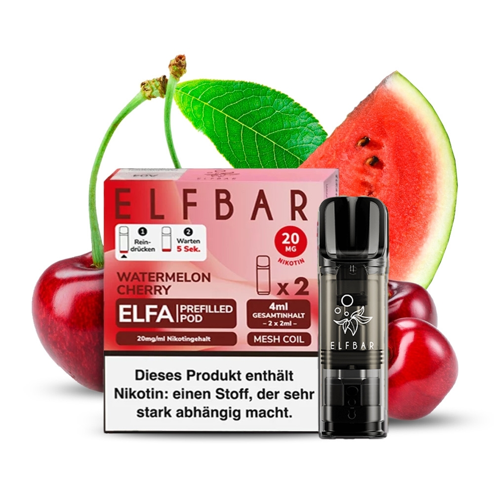 Elfbar ELFA POD (2stk) - Watermelon Cherry 20mg
