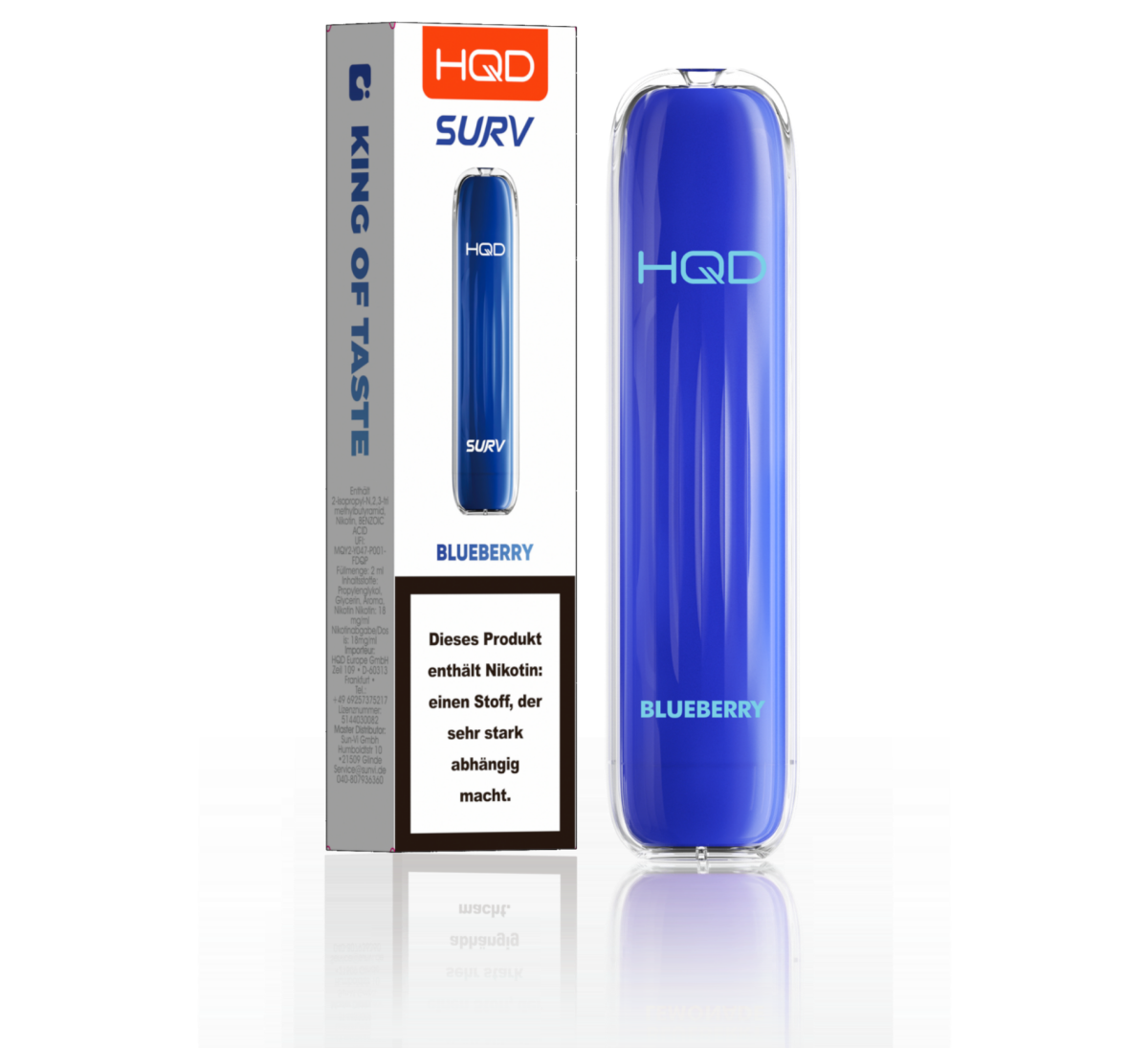 HQD E-Shisha Surv 600 - Blueberry