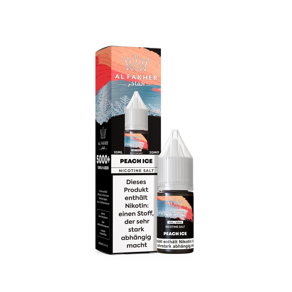 Al Fakher Liquid 20mg - Peach Ice