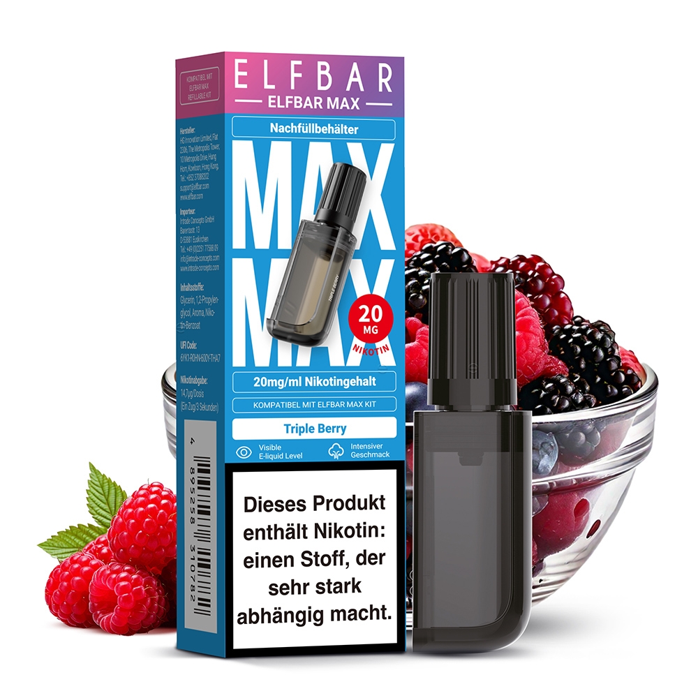 Elfbar Max Pod - Triple Berry