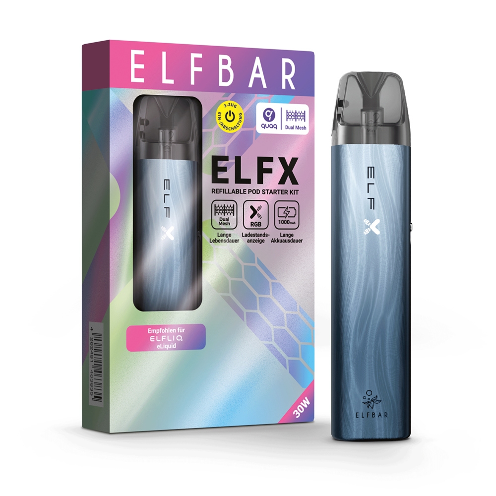 Elfbar ELFX Refillable Kit - Dark Sea