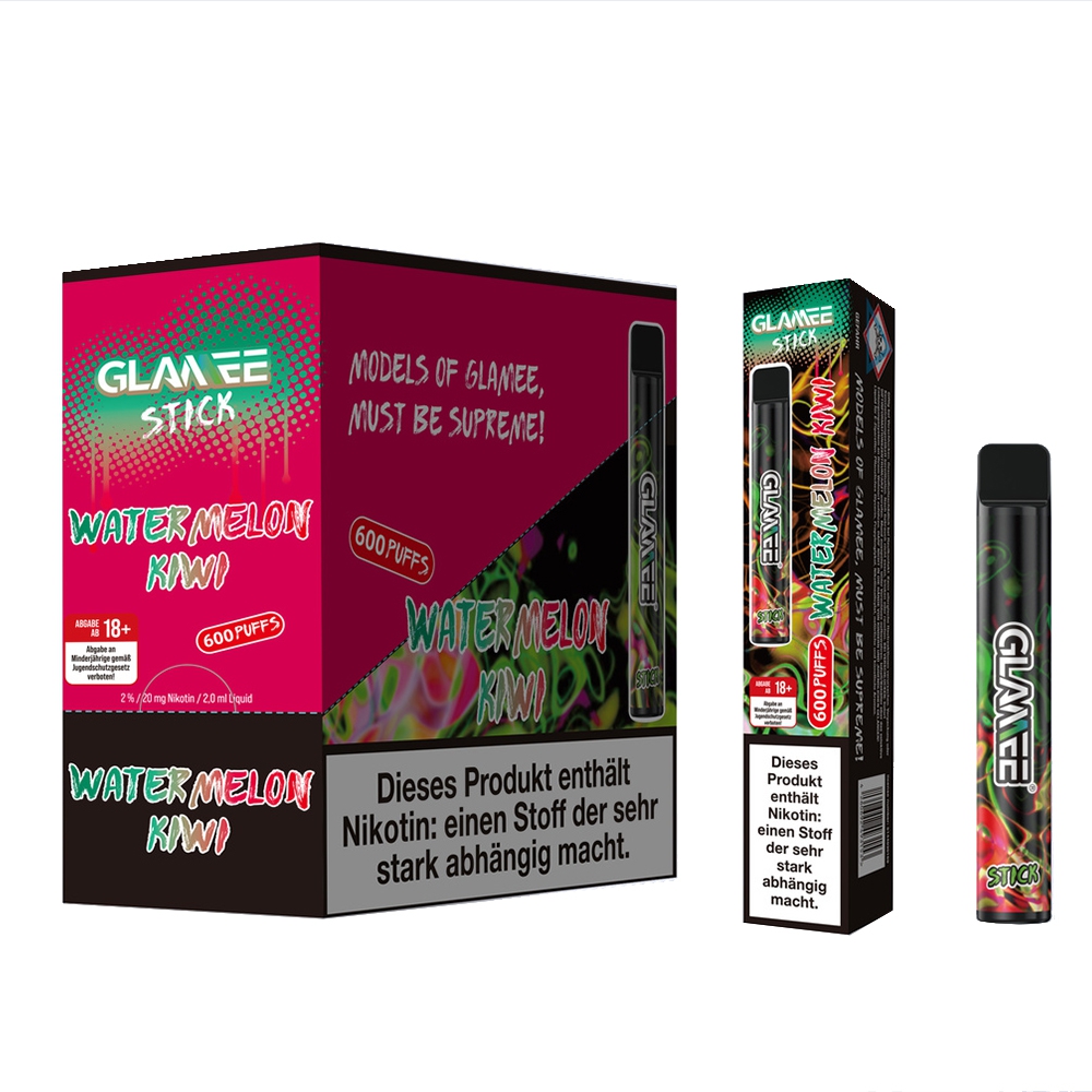 GLAMEE Stick 600 - Watermelon Kiwi 20mg