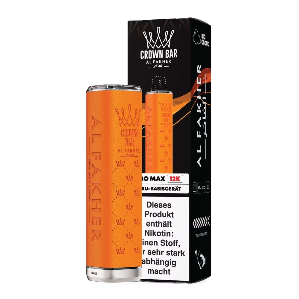 Al Fakher 12K Pro Max Basisgerät - Orange