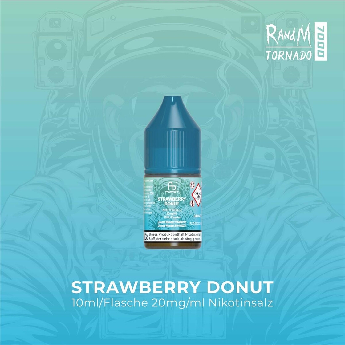 RandM Tornado Liquid 20mg - Strawberry Donut 