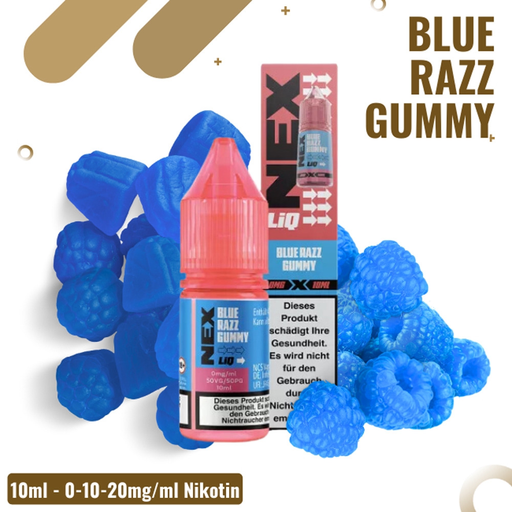 Nexliq Liquid 10mg - Blue Razz Gummy