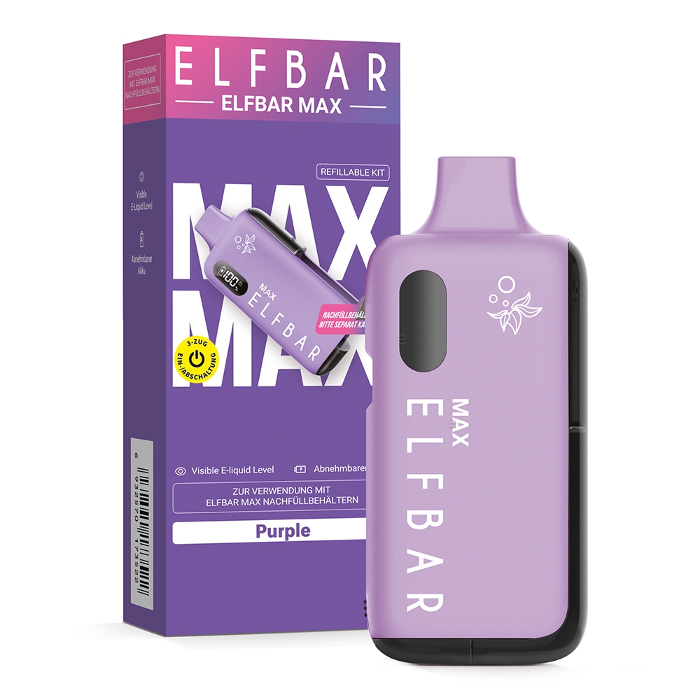 Elfbar Max Basisgerät - Purple 