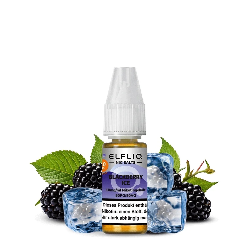 ELFLIQ Nikotinsalz Liquid 10mg - Blackberry Ice