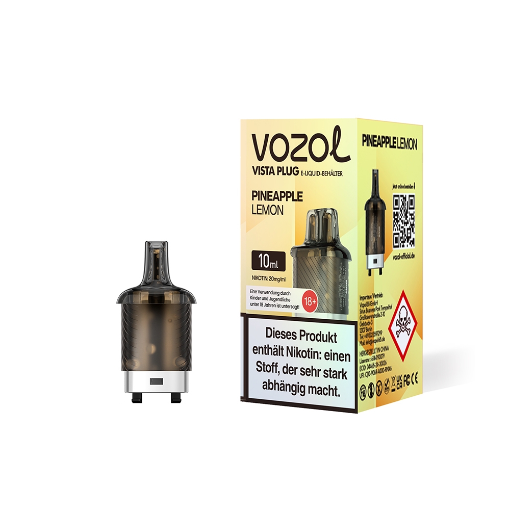 Vozol Vista Plug Pod 10ml - Pineapple Lemon