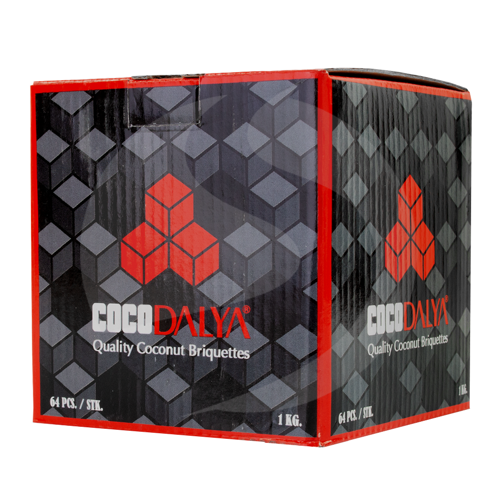 Cocodalya Premium Kokosnuss Naturkohle 1kg