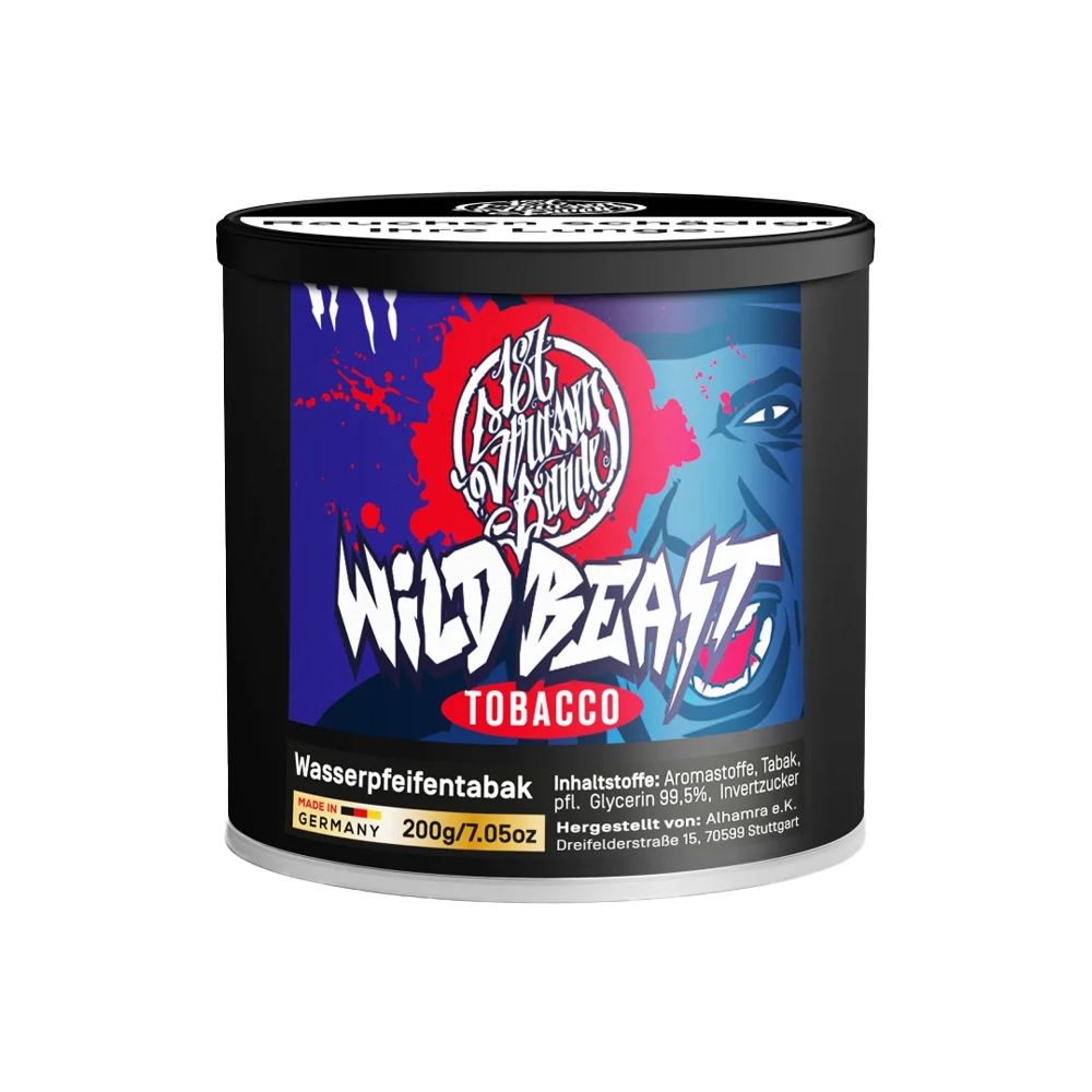 187 Tobacco 200g - Wild Beast