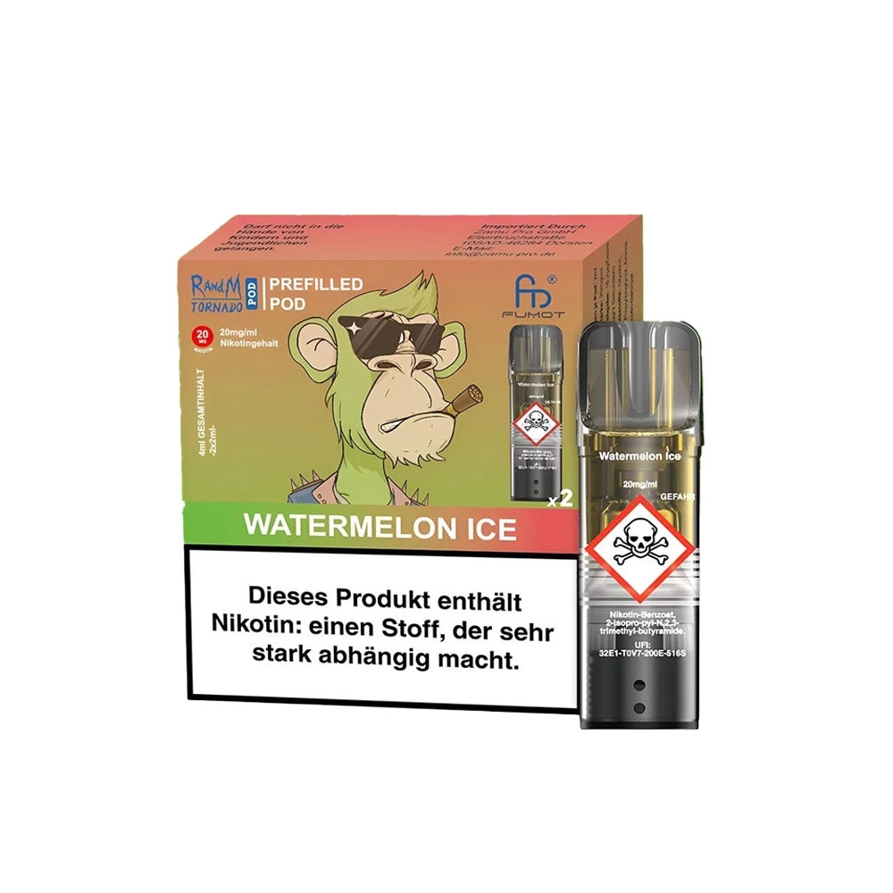 RandM Tornado Pods (2stk) 20mg - Watermelon Ice