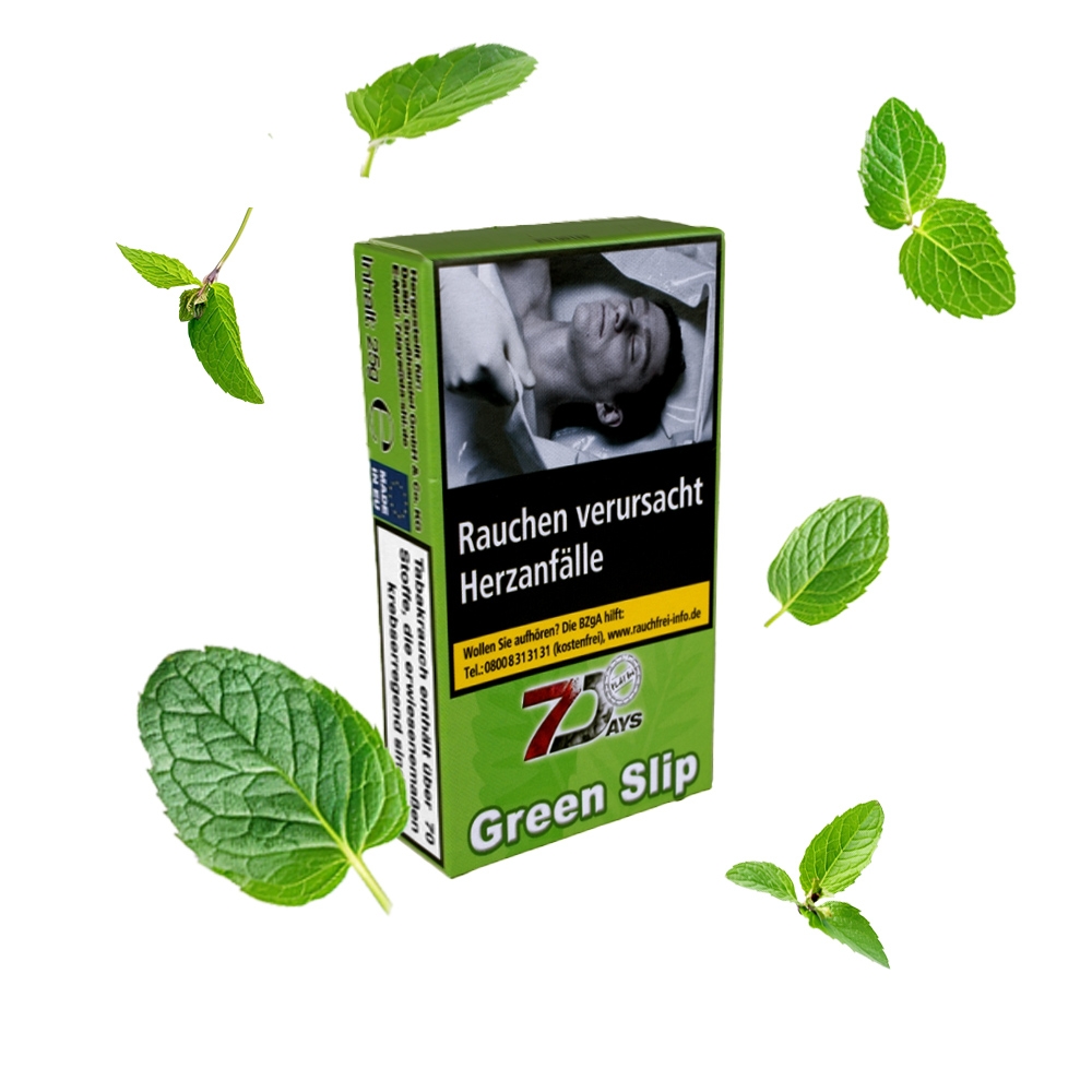 7 Days Tabak Platin 25g - Green Slip